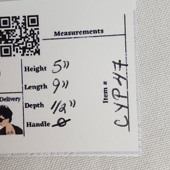 Este Lauder Blue Sparkle Envelope Clutch Purse - Picture 7 of 7